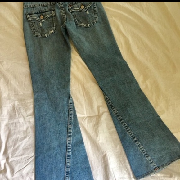 True religion y2k jeans destroyed Joey flared boot cut - Picture 6 of 10